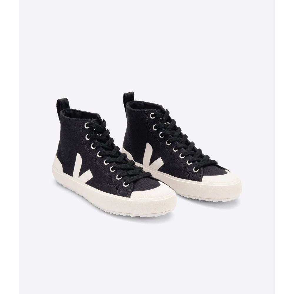 Veja NOVA HT CANVAS Women's Shoes Black | CA 539ZUT